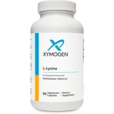 XYMOGEN L-Lysine - Essential Amino Acid Supplement - Collagen with Protein Synthesis Support - Aids Healthy Skin, Bone & Tendons - Vegetarian, Dairy-Free & Soy-Free - 90 Capsules