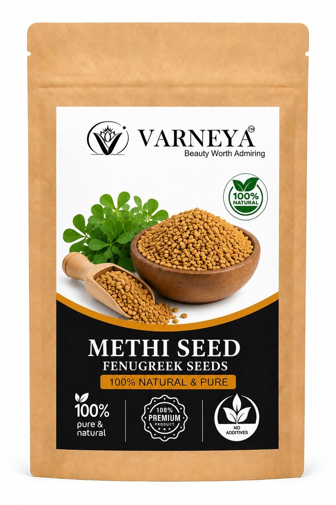 Naturals Organic Methi Seeds 100g | Fenugreek Seeds (Trigonella foenum-graecum) | 100% Pure Natural Whole Seeds | Premium Quality | For Cooking, DIY Hair Care & Traditional Herbal Preparations (Pack OF 2)