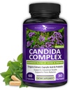 Potent Garden Candida Complex - Oregano and Caprylic Acid Blend, Gut Flora Balance Complex, Intestinal Health & Immune Support with Herbs & Probiotics, Gut Health Supplements for Women & Men 60 Count