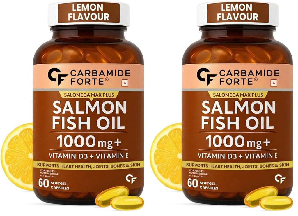 Carbamide Forte Salomega I Omega 3 I 60 Capsules (Pack of 2)
