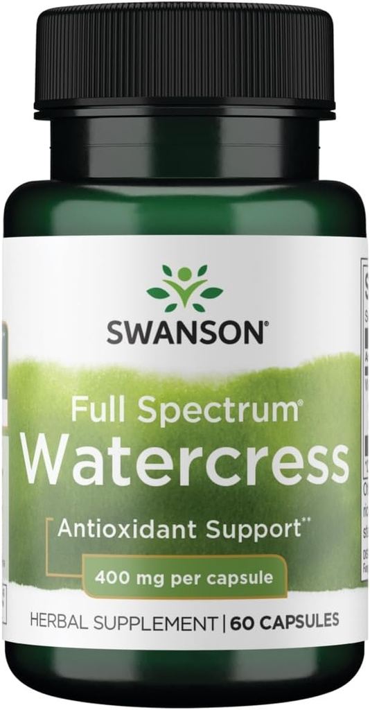 Swanson Full Spectrum Watercrest 400 Milligraphs 60 Capsults