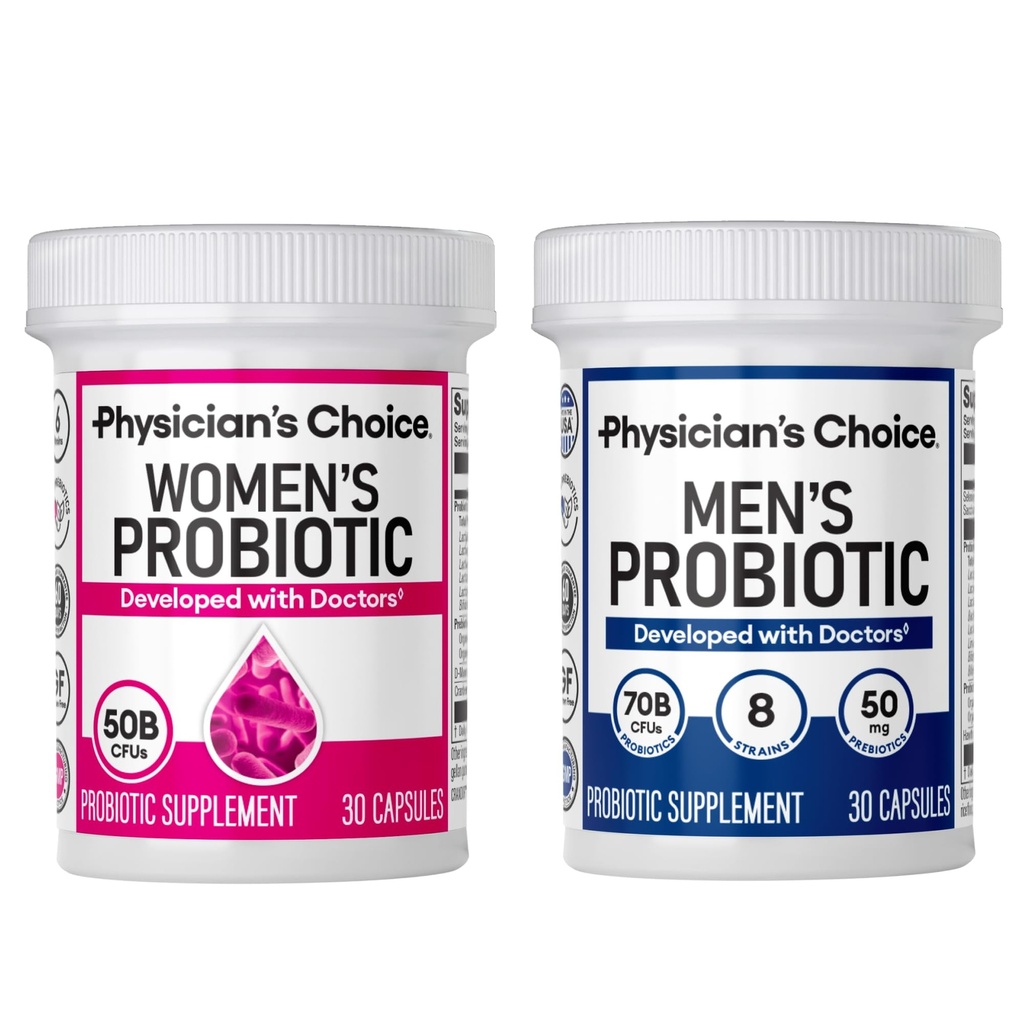 His & Hers Probiotic Bundle - Mens Probiotic(30ct) + Womens Probiotic(30ct)