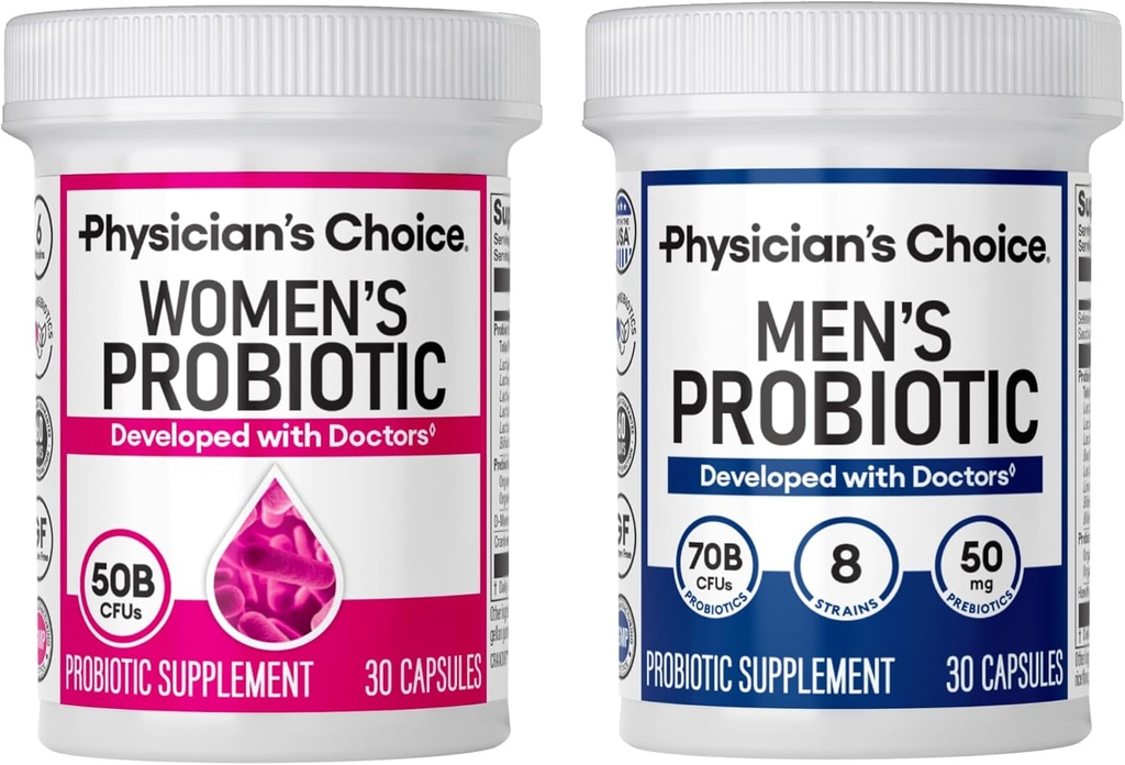 Jego & Hers Probiotic Bundle - Mens Probiotic (30ct) + Womens Probiotic (30ct)