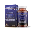 HealthBest EnergyBest Fish Oil - 30 Softgel Capsules - Enriched Source of Omega-3 EPA DHA | 1000mg | Increase Energy & Stamina