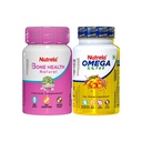 Nutrela Combo Bone health & Omega 3 Capsule