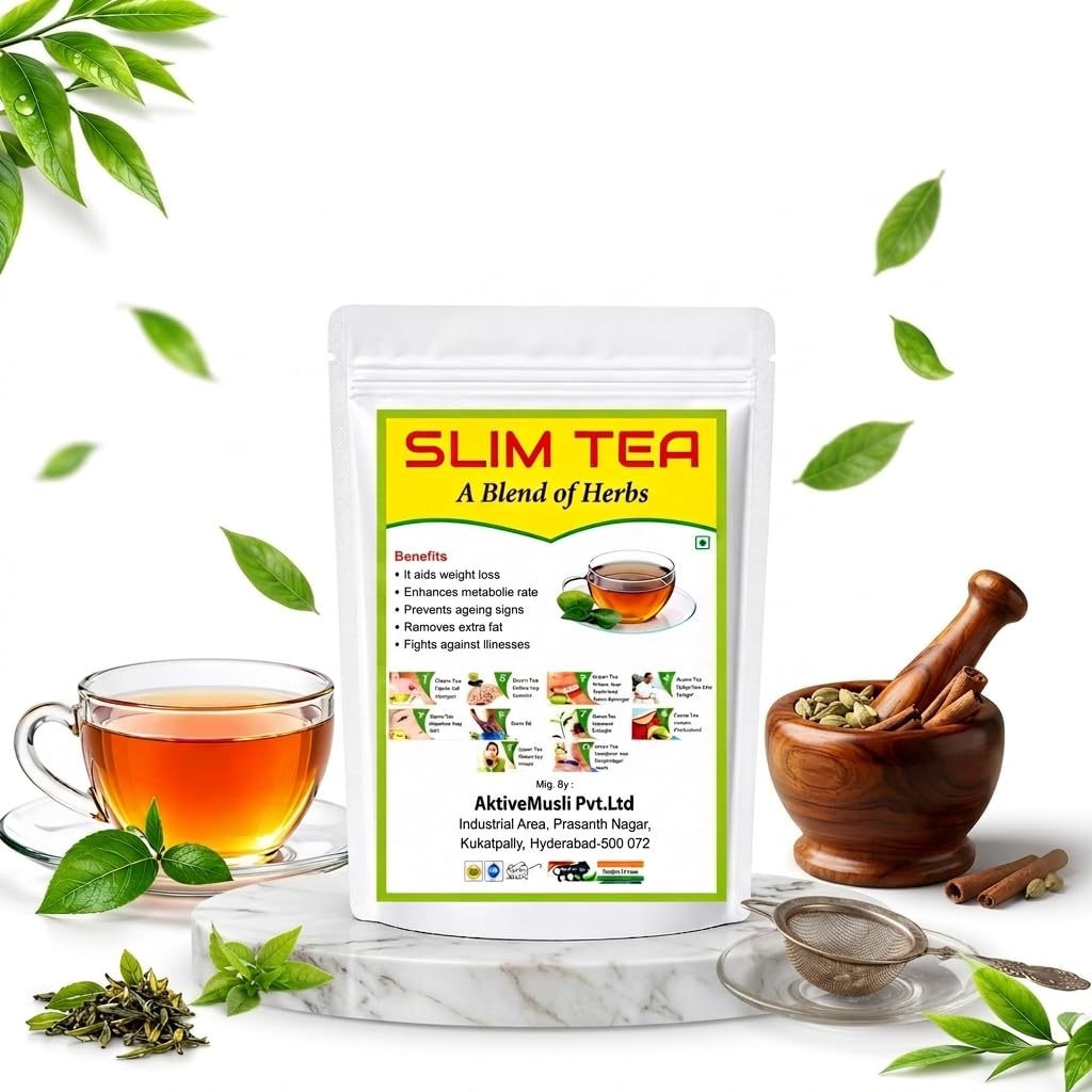 SlimTea100% Pure | Weight Management | Skin & Hair Health Herbal Tea