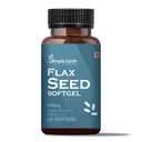 Simply earth Cold Pressed Flax seeds oil Omega with extra Virgin oil, Linolenic Acid, Oleric Acid | Natural Form of omega 369-60 Softgels…