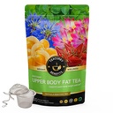 TEACURRY Upper Body Fat Burn Tea (1 Month Pack | 100 Grams + Infuser) - Helps lose weight fast of Chest, Shoulders, Neck and Arms Fat