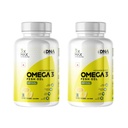 3X Max Strength Omega 3 Fish Oil 2500 mg with EPA 900 mg & DHA 600 mg, Vitamins D E K, Lemon Flavour, 120 Softgels (Pack of 2)