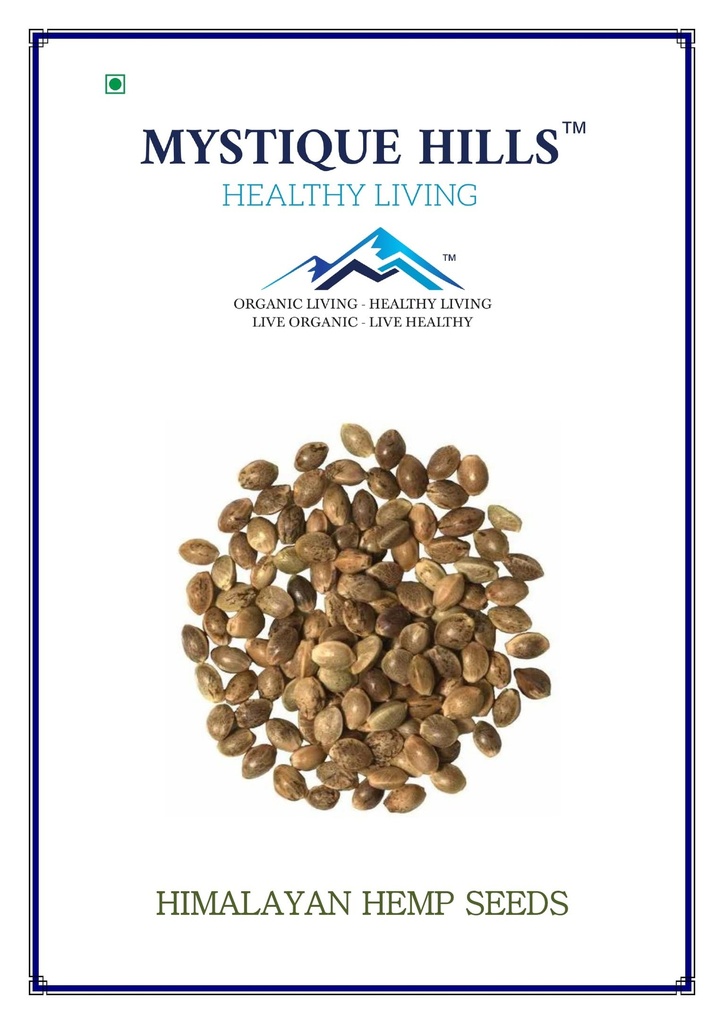 Mystique Raw Hemp seeds 500 g
