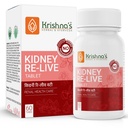 Krishna's Kidney-Re Live Tablets – Advanced Kidney & Urinary Health Support Formula, 60 Tablets (Pack of 1)