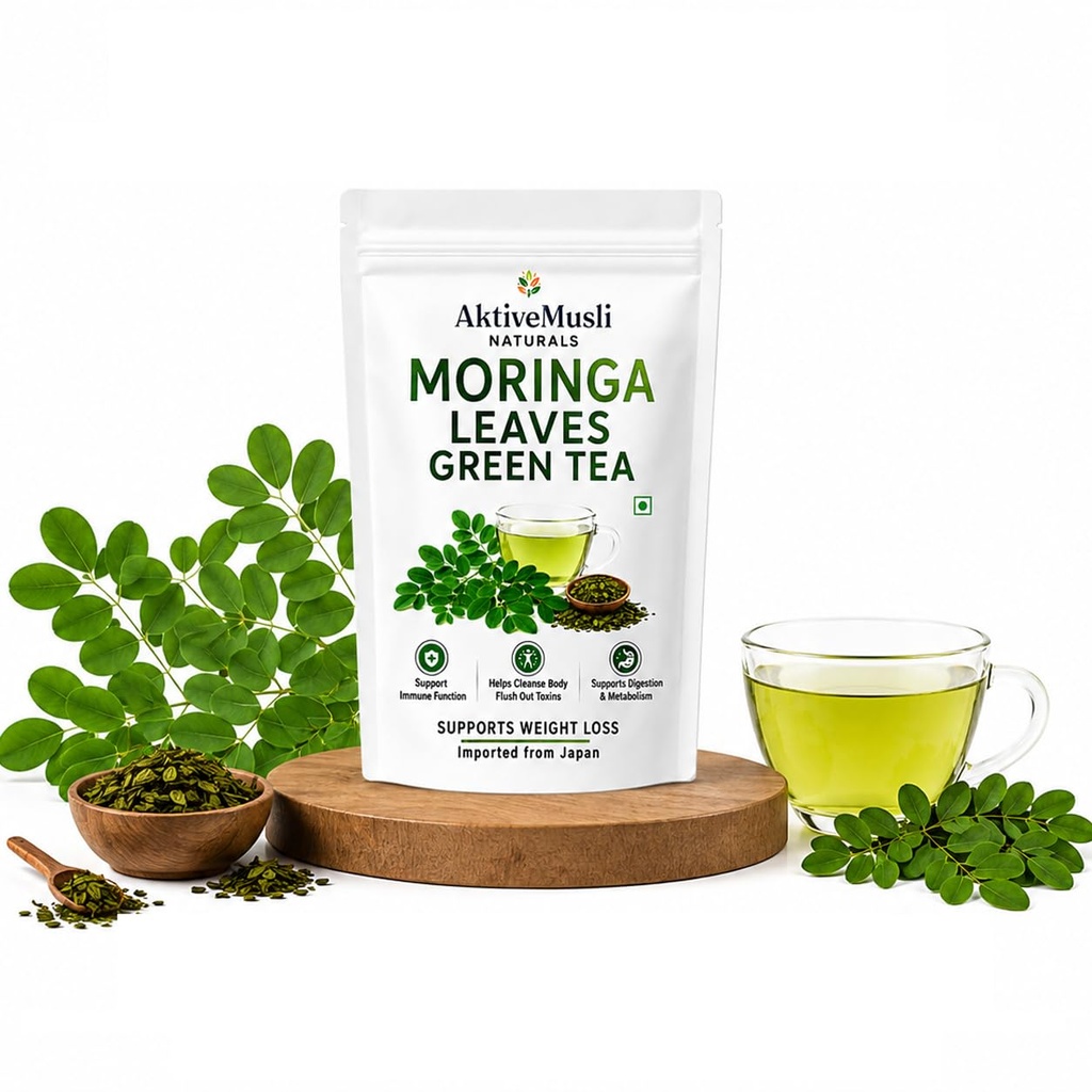 Moringa Herbal Green Tea | Aids Digestion, Detox Fat Loss Herbal tea