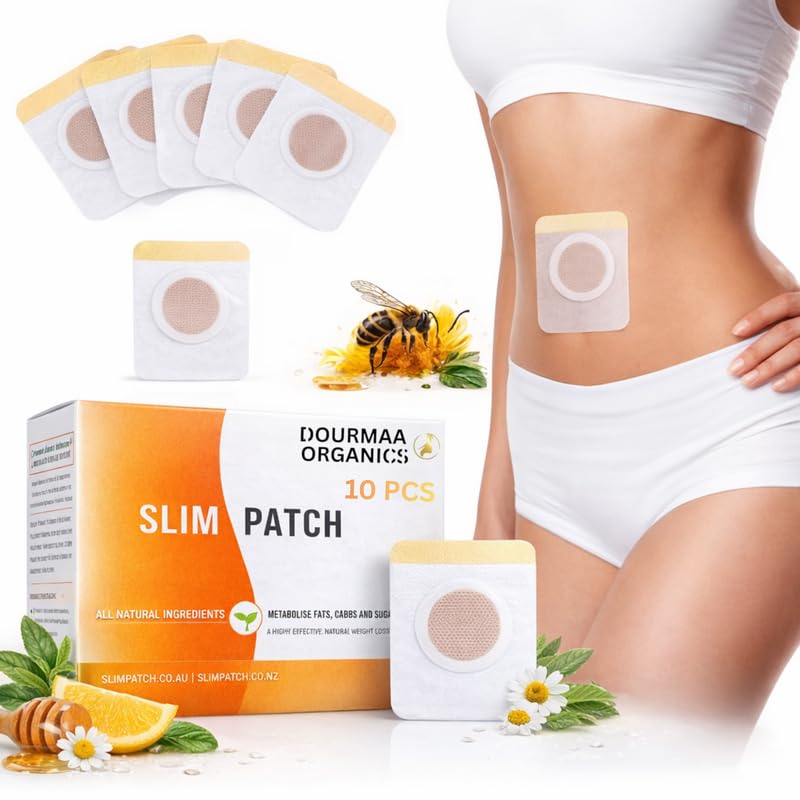 Herbal Slim Patchs for Weight Loss, Natural Fat Burner Slimming Patch for Women Belly Fat 10 Pcs