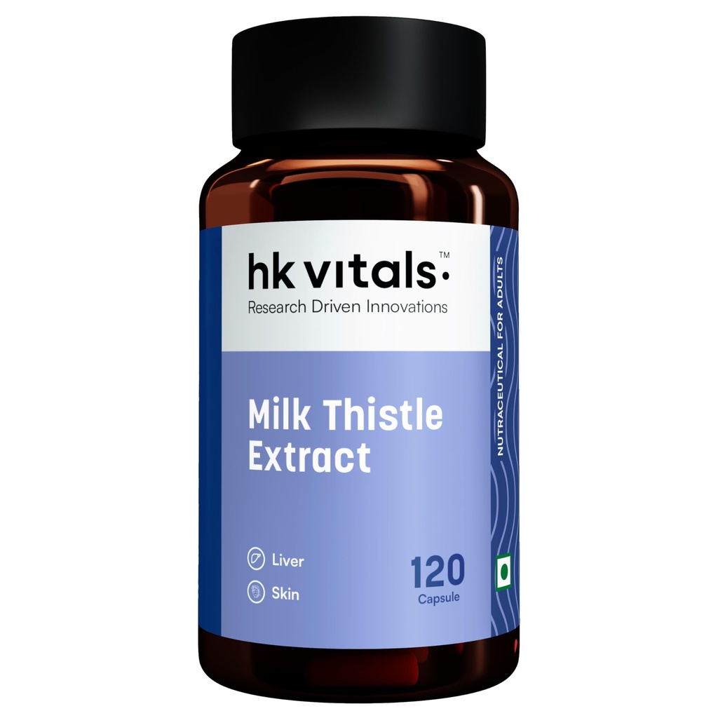 hk vitals Milk Thistle Extract, 120 Capsules