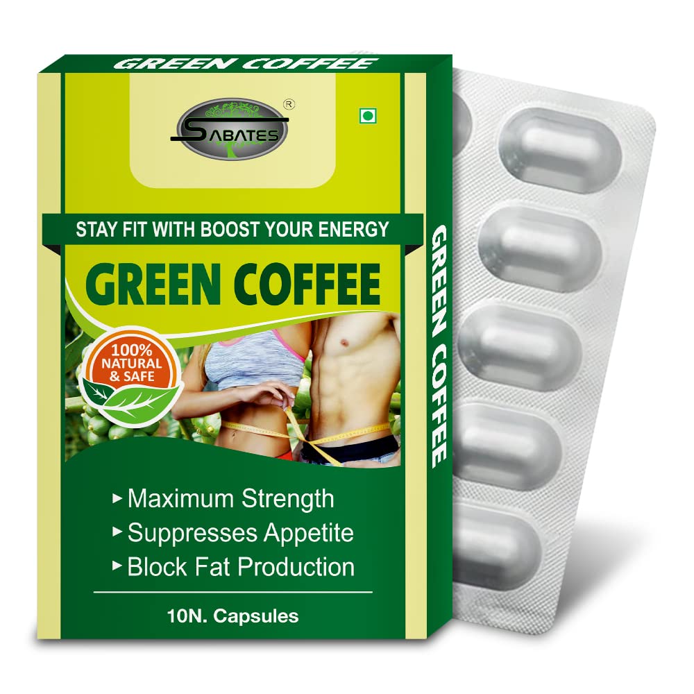 Green Coffee Capsules To Weight Loss Supplement | Healthy Metabolism organic ingredients