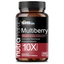 Multiberry 10X Capsules | Potent Blend of 24 Berries & Herbs for Overall Wellness | Super Antioxidant | Immunity Booster | (60 Count (Pack of 1))