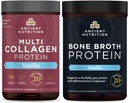 Số lượng dinh dưỡng cổ đại của nhiều người đồng tính luyến ái Protein Powder, Vanilla, 24 Phục vụ cho công ty vũ khí + Bone Broth Powder, Vanilla, 20 người phục vụ