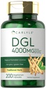 Carlyle DGL | 200 Capsules | Deglycyrrhizinated Licorice | Vegetarian, Non-GMO & Gluten Free Supplement