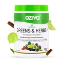 Oziva Superfood Greens & Herbs For Diabetes And Prediabetes Powder, 200G| Greens & Herbs For Sugar Control And Diabetes Management (With Moringa, Milk Thistle, And Fenugreek)
