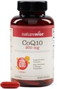 NatureWise CoQ10 200mg Softgels, High Potency Ubichinón - Coenzým Q10 Supplement - Antioxidant pre zdravie srdca + Energy - Vegan, Non-GMO, Gluten-Free - 90 Gróf[3-Month Supply]