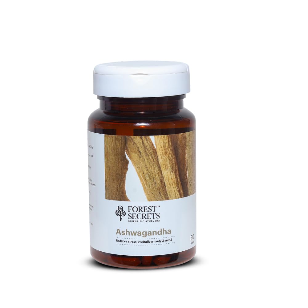 Ashwagandha Capsules | 100% Natural Stress Relief & Sleep Support | Improves Strength, Immunity & Recovery | For Men & Women | 60 Capsules
