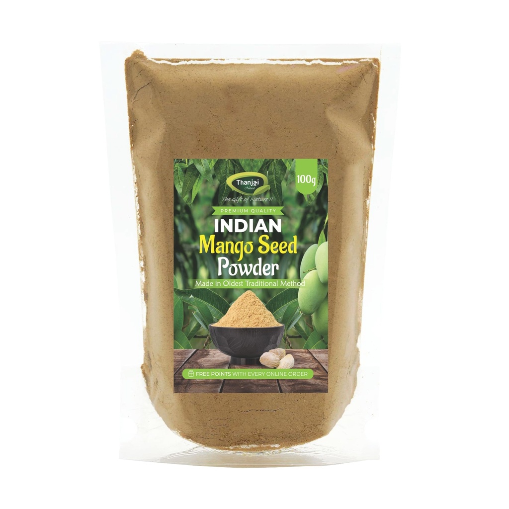 Thanjai Natural Mango Seed Powder 100g | 100% Pure & Natural | Dried Mango Seed Powder | Traditionally Processed | No Preservatives | For Culinary & Traditional Uses