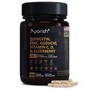 Quercetin Zinc Vitamin C Vitamin D Bromelain Elderberry - Supplement Adults with Artemisinin, Sea Moss, Echinacea, 120 Count