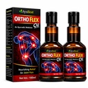 Ortho Flex Ayurvedic Joint Pain Relief Oil 100ml set of 2, Herbal Massage Oil with Ashwagandha Shallaki for Knee Joint Back and Muscle Care
