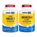 Tata 1mg Magnesium Glycinate 60+ Tata 1mg Salmon Omega 60