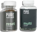 남자 Multivitamin, 120 캡슐 & 리셋 Detox 보충교재, 30의 캡슐을 위해 순수한