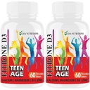 calcium and vitamin-d3 tablets for kids - magnesium & zinc supplements multivitamin for kid strong bones, immunity, height-120 chewable bone vitamins tablets 10-16 years