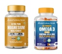 Naturaltein Magnesium & Omega-3 Wellness Duo | Muscle & Heart Support