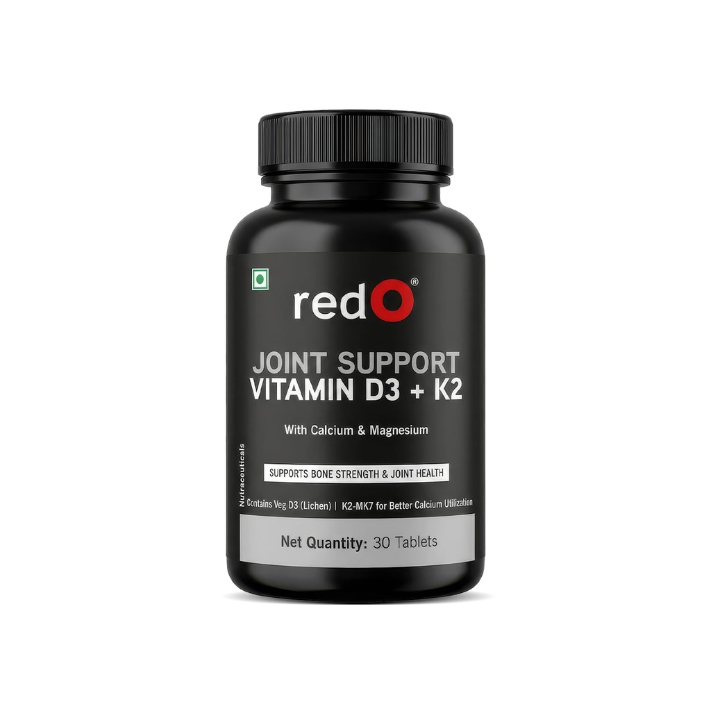 redO Joint Support Calcium 500mg D3 600 IU K2 30 Tablets