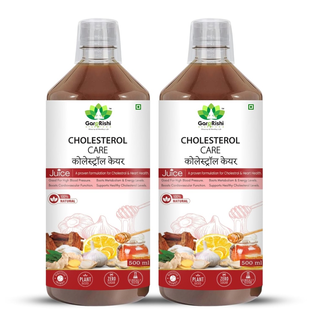 Gargrishi Cholesterol Care Juice 1000ml for Balanced Lifestyle Natural