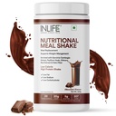INLIFE Meal Replacement Shake, 20g Protein, 5g Fiber, Chocolate 500g