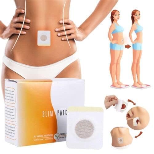 Piercell Perfect Detox Slimming Patch, Effective Healthy Detox Slimming Belly Pellet, Herbal Slimming Tummy Pellets for Burning Fat of Women & Men. (10 pcs)