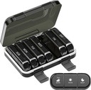 Weekly Pill Organizer 3 Times a Day, 7 Day Portable Pill Box for Pills, Vitamins, Fish Oil, Medication, Supplements (3x7 Black)