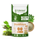 CalmAura ShuddhAura Ayurvedic Detox Wellness Powder 100g | Lemon Mint Flavor | Liver Support, Immunity & Energy Drink with Moringa Green Tea Giloy | Vegan