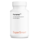 Supersmart - Keranat (Advanced Formula with Biotin) - Hair Supplement for Volume & Growth - Hair Loss Vitamins | Non-GMO & Gluten Free - 60 Softgels