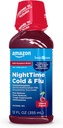 Tempo di vita di base Cold & Flu Liquid, Ciliegia, 12 fl oz (Pack of 1)