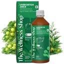 The Wellness Shop Liver Detox Juice 500ml | Enriched with Bhuiamala and Kalmegh | Supports Liver Function & Digestion | Natural Ayurvedic Formula | Daily Detox Health Supplement Drink | Liquid Form