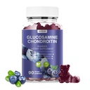 Glucosamine Chondroitin Gummies - 3000MG Extra Strength Joint Support Supplement with MSM & Elderberry, Flexibility, Antioxidant Immune Support Gummy for Adults, Men & Women 90 Blueberry Gummies