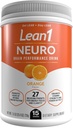 Lean1 Neuro, Ruh Enerjisi Toz İçki, qızıl memeli, 15 Nutrition53 tərəfindən təhlükəsiz boru