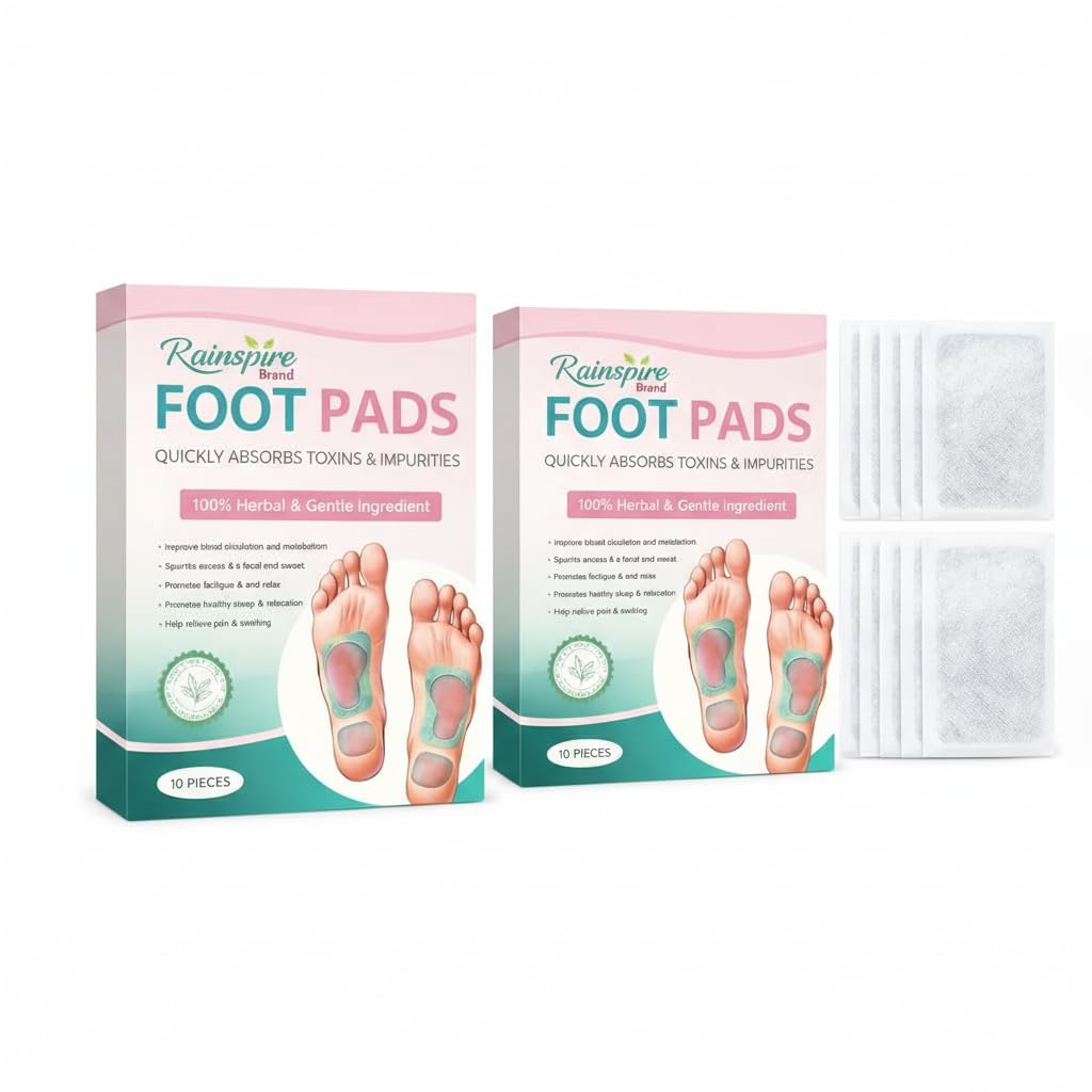 BeeVenom Foot Patch, Detox & Stress Relief, Natural Detox Patches, 10 Patches, Helps Remove Toxins, Promotes Relaxation, Improves Sleep (Pack 20, KINOKI)