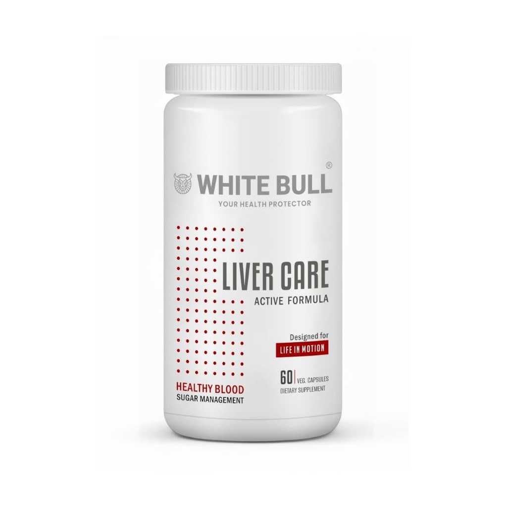 WHITE BULL Liver Care | 60 Capsules
