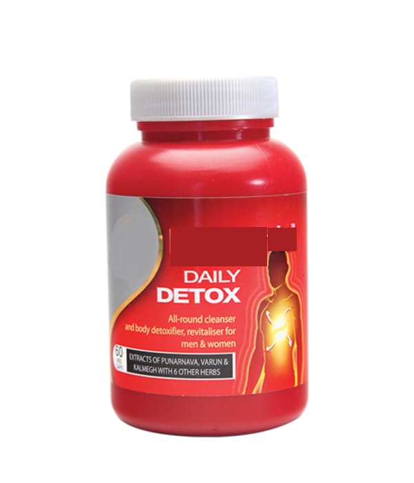 Daily Detox All-Round Cleanser and Body Detoxifier, 60 Veg Capsules