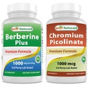 Best Naturals Berberine Plus 1000mg & Chromium Picolinate 1000mcg