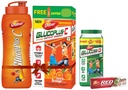 Dabur Gluco Plus C Orange - 1 Kg (Free Sipper with pack) & Glucose -D Insant Energy Boost With Vitamin D - 1 Kg With Dabur Red Paste 200g Free