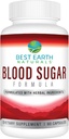 Best Earth Naturals blood Sugar Formula with Cinnamon, Gymnema Sylvestre, Banaba, Guggul and More 60 count
