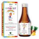 Healthbest Multivitamin Syrup For Kids - 200ml, 11 Essential Minerals, Supports Brain Development, Growth, Immunity, Boosts Energy, Vitamins A B C D E